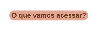 O que vamos acessar